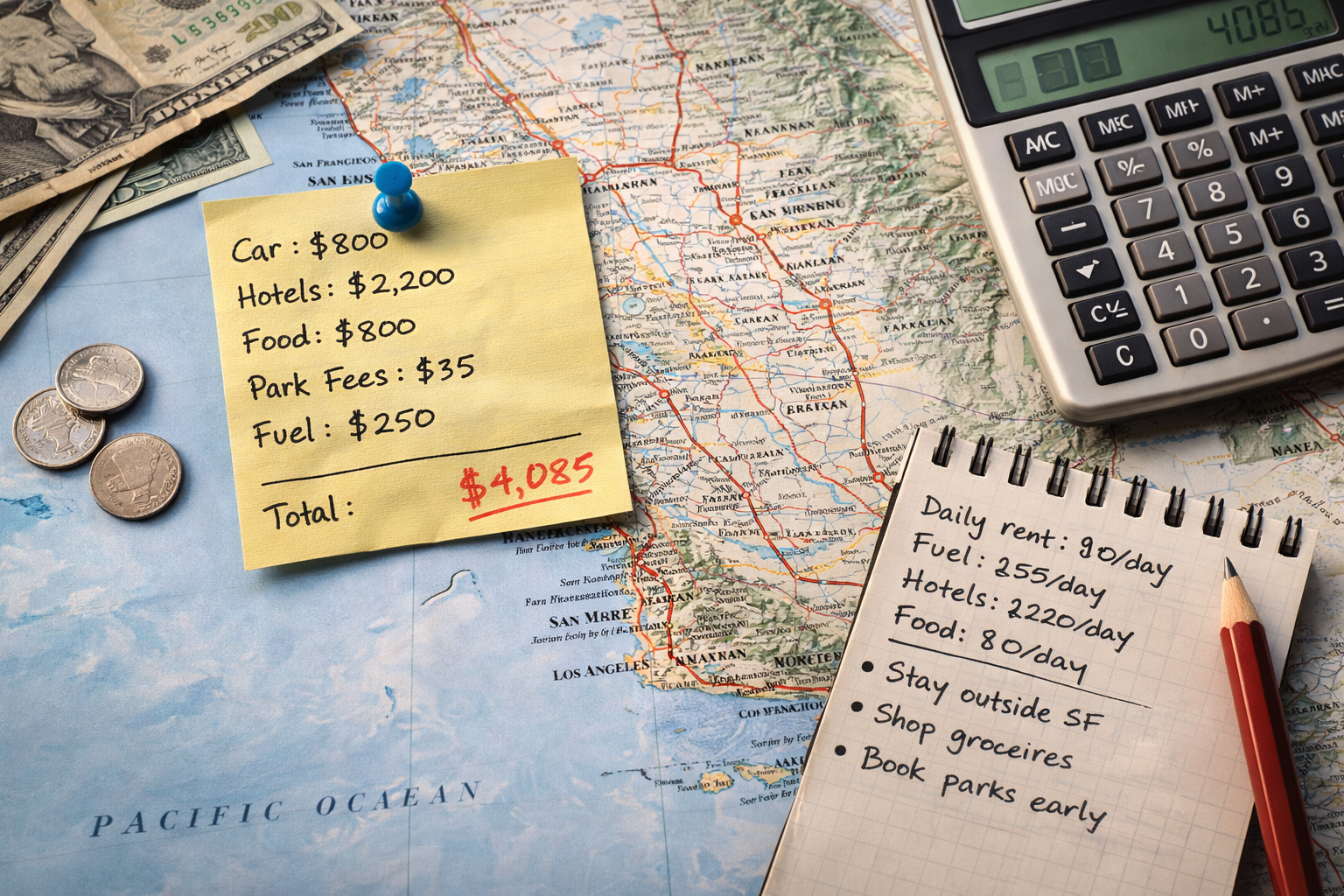 California Roadtrip — Budget Planning Guide