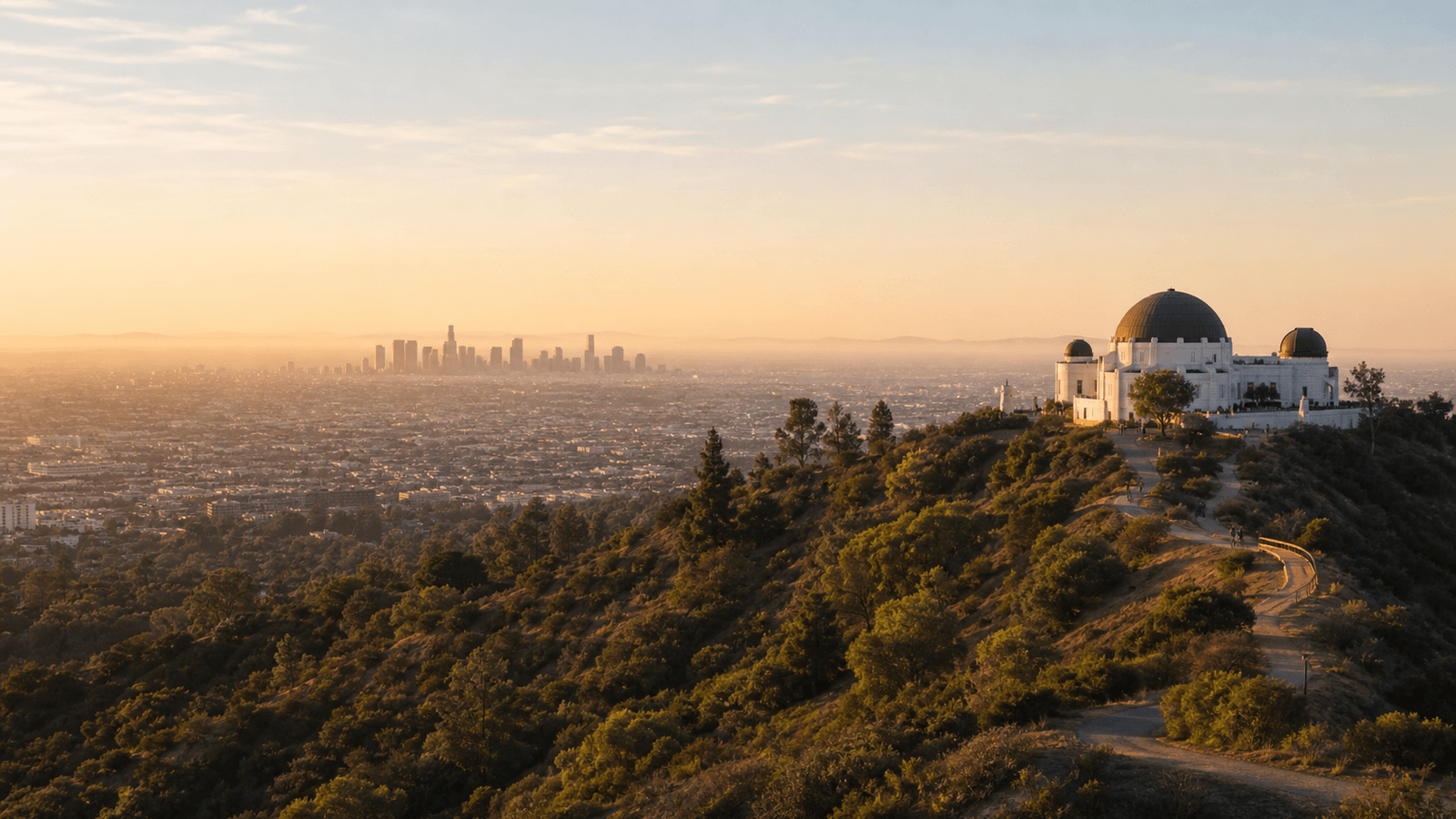 Griffith Observatory und Hollywood Hills