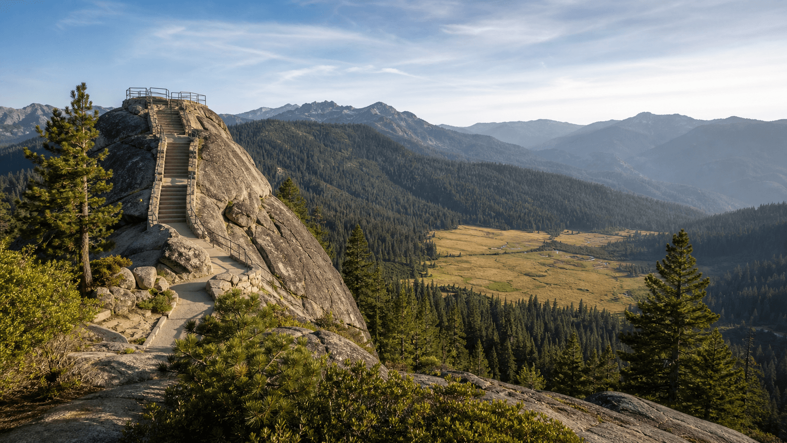 Moro Rock und Crescent Meadow