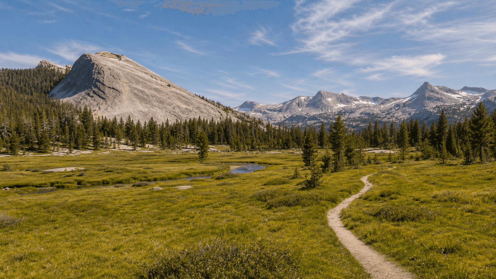 Tioga Road und Tuolumne Meadows
