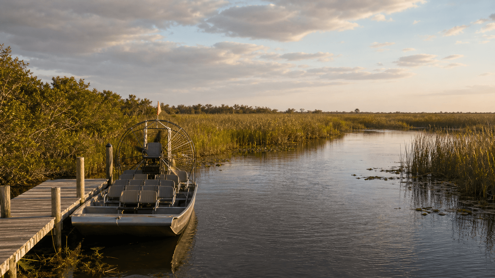Airboats und Parkgrenzen