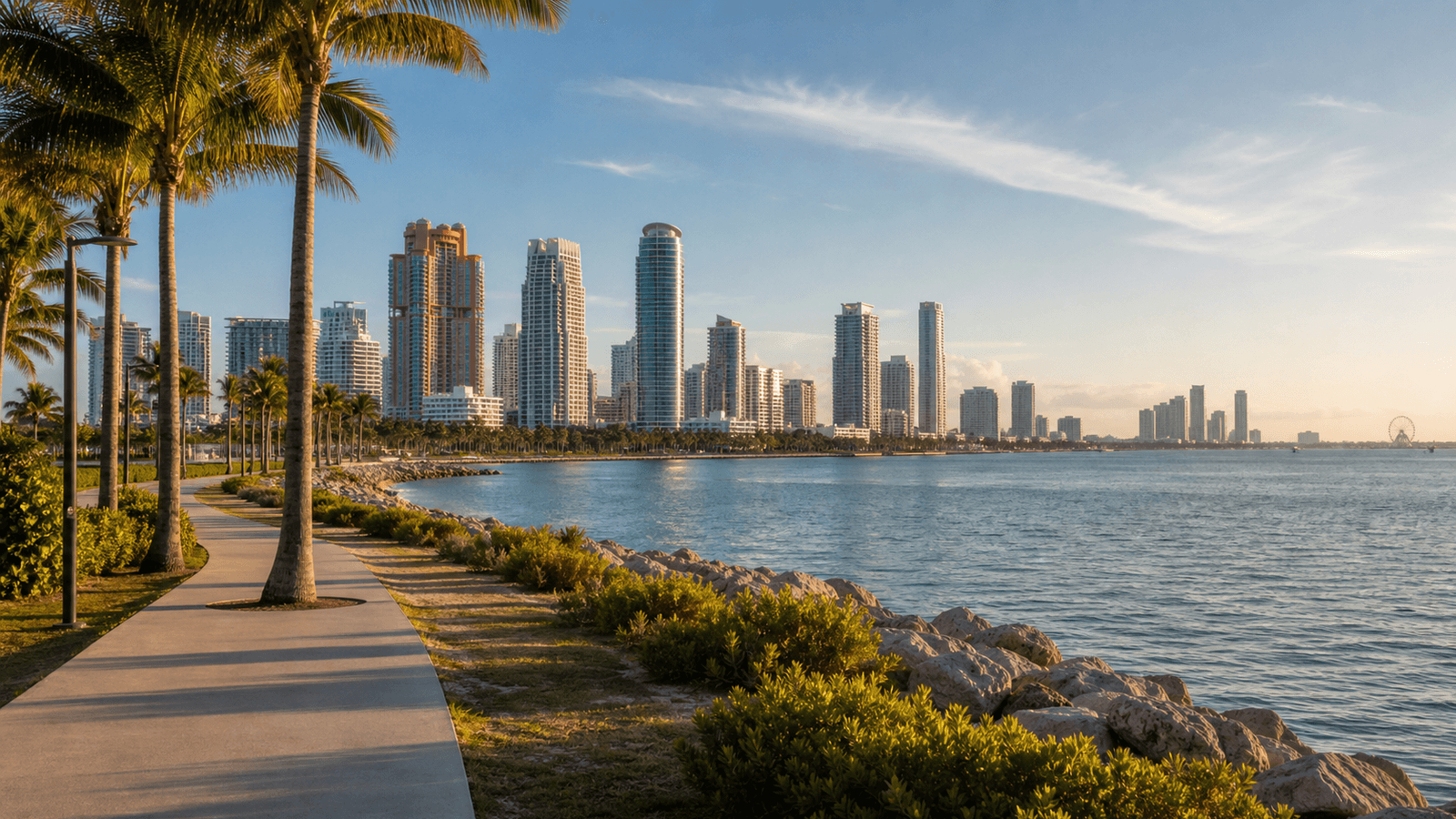 South Pointe and Biscayne Bay Exit
