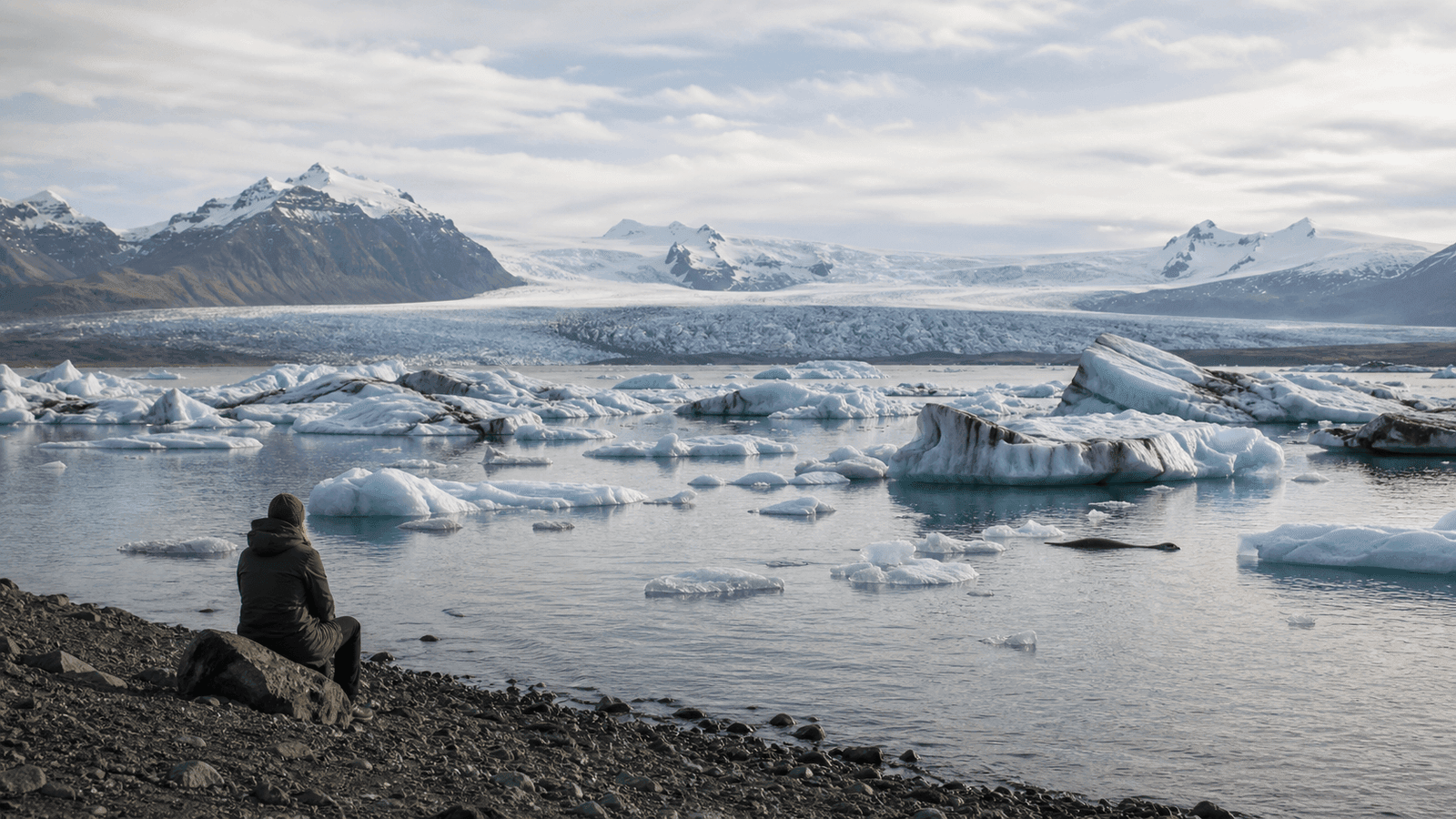 Jökulsárlón-Ufer