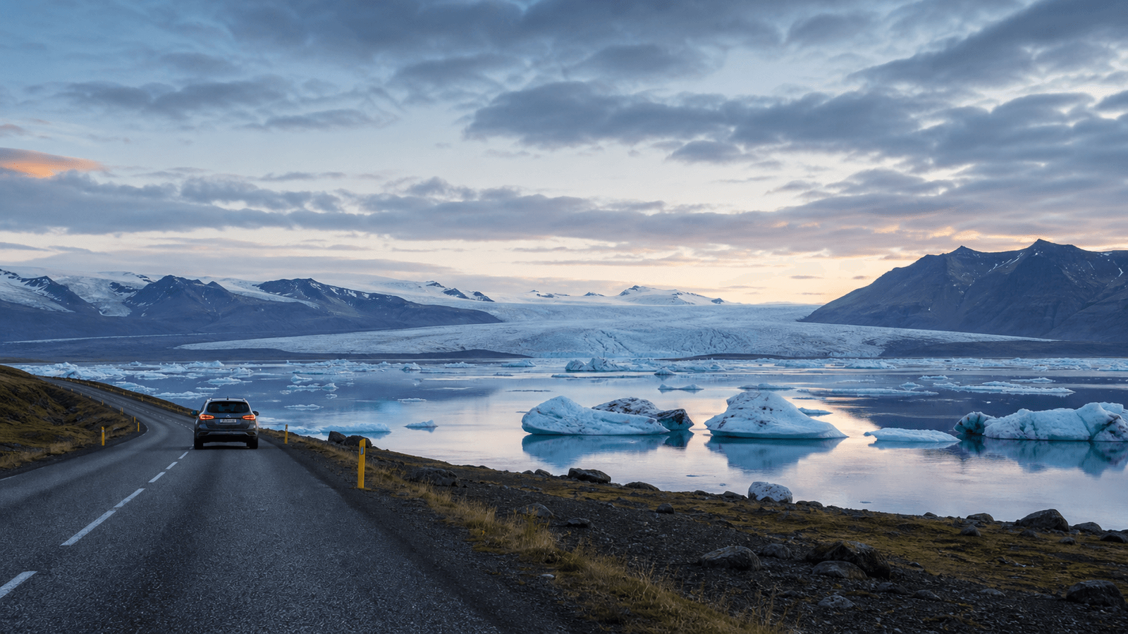 Jökulsárlón und Südosten