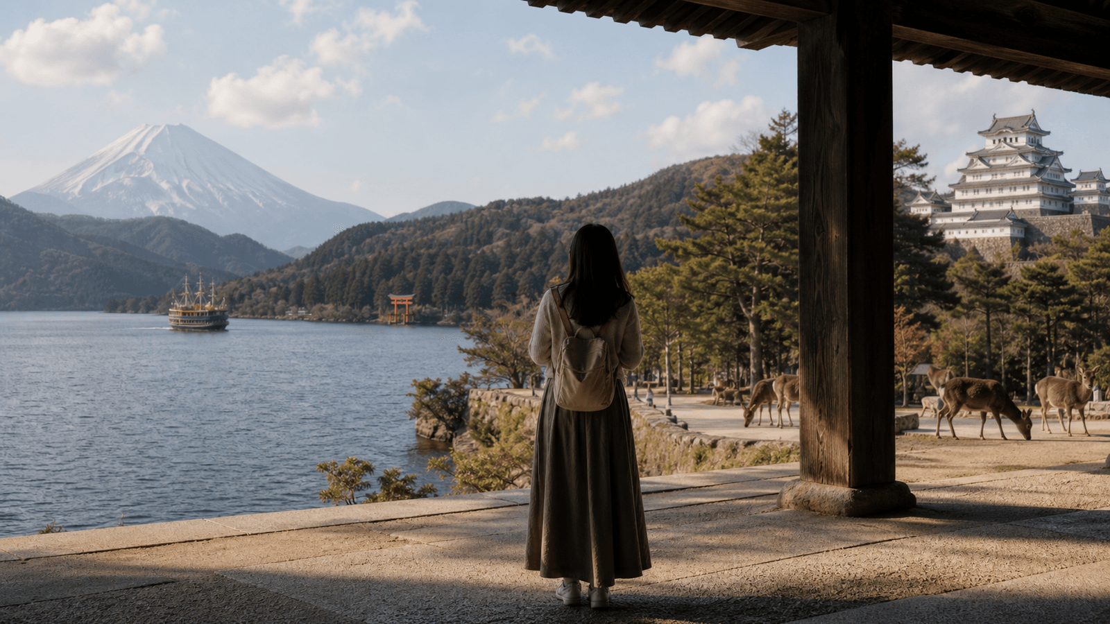 Hakone, Nara und Himeji als Zusätze