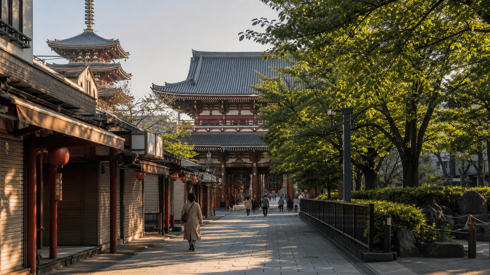 Asakusa und Ueno als erste Schicht