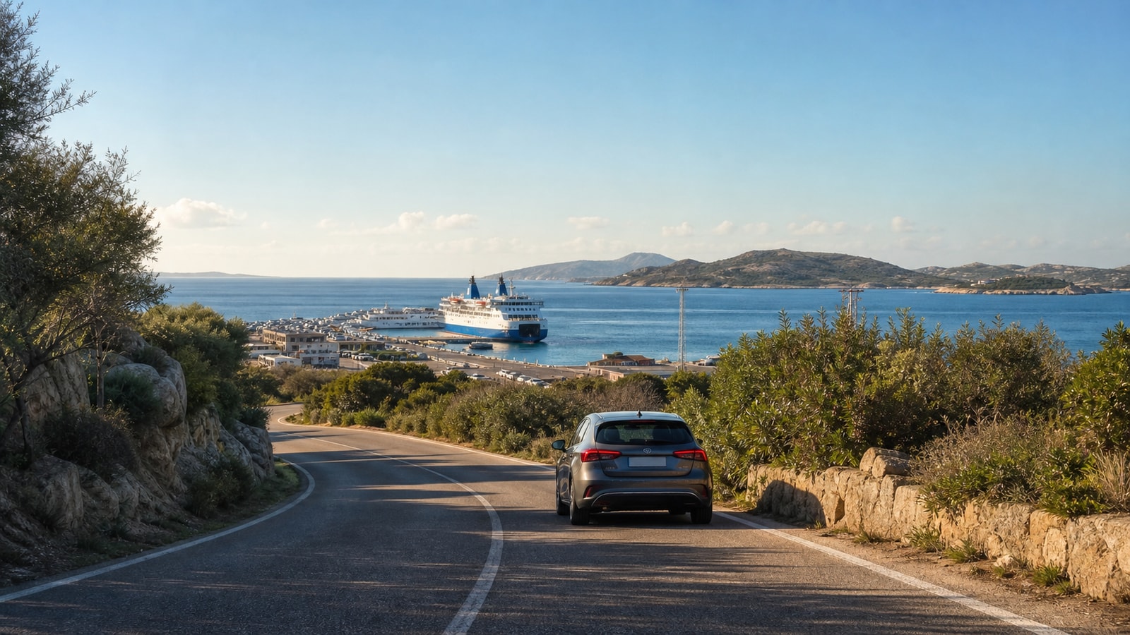 Sardinien Mietwagen, Fähren und Fahren