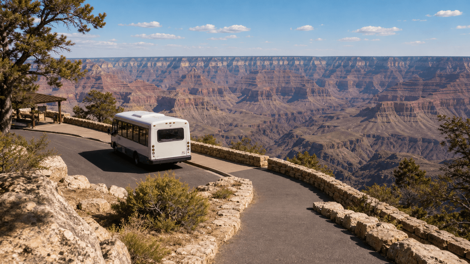 Hermit Road Shuttle Viewpoints