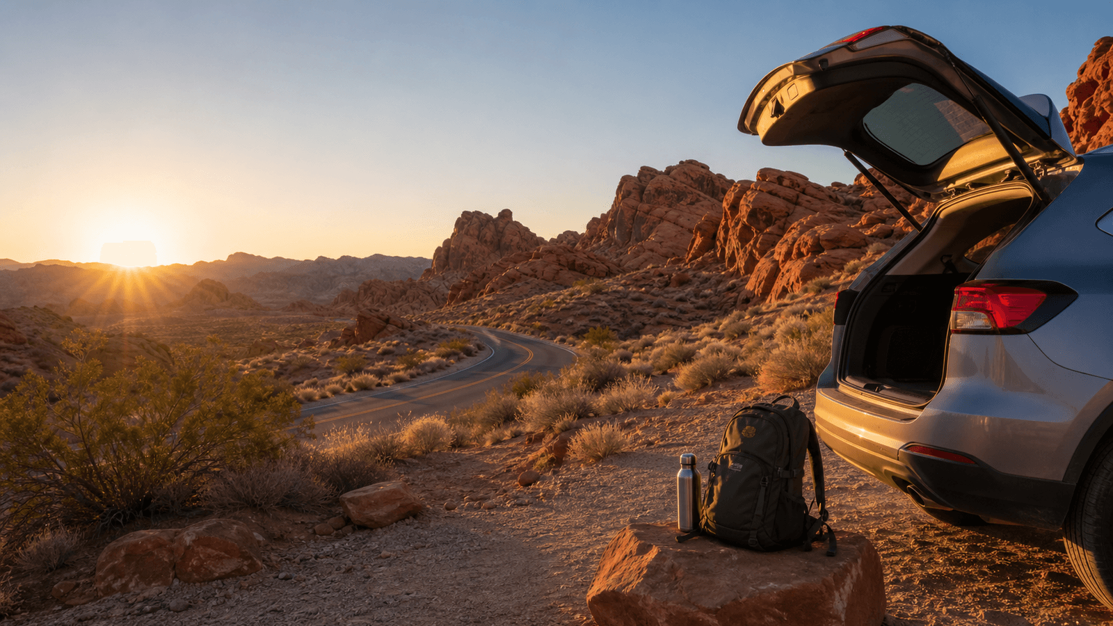 Red Rock Canyon oder Valley of Fire Warm-up