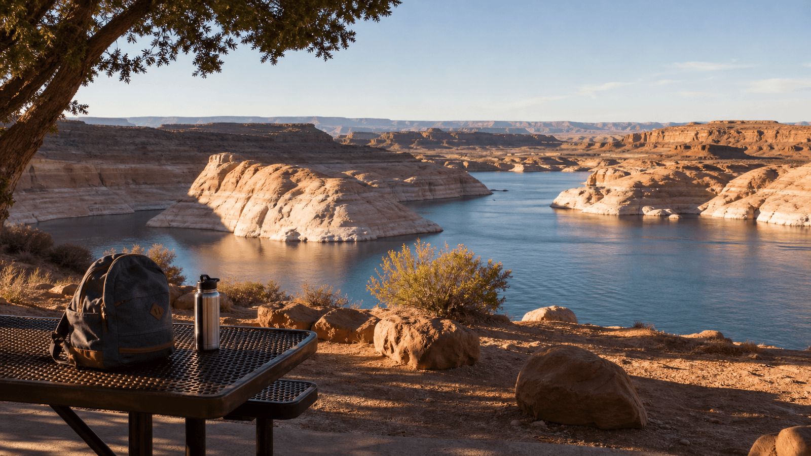 Page Basis und Lake Powell Pause