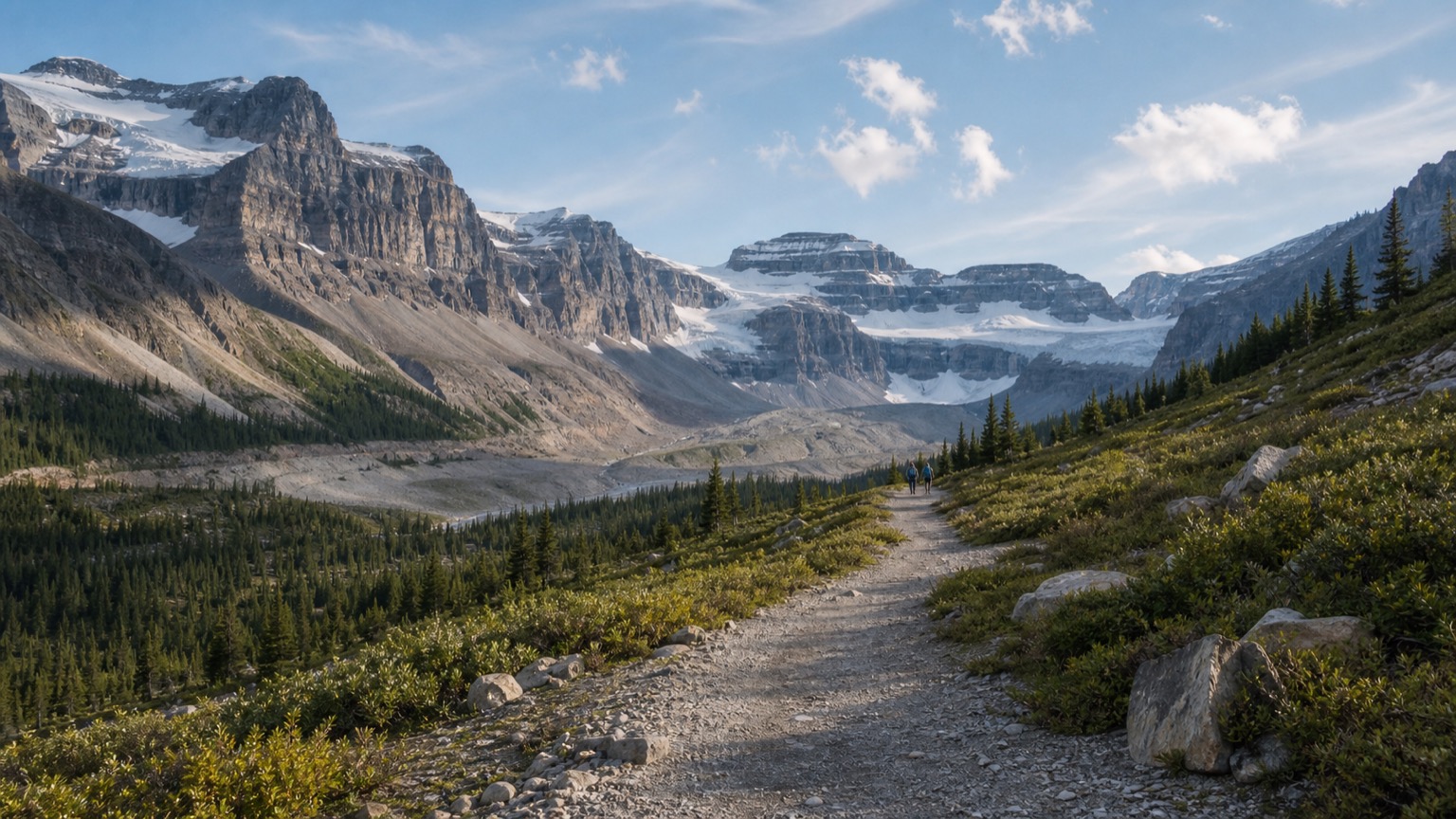 Plain of Six Glaciers
