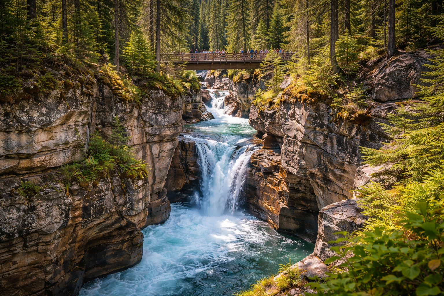 Maligne Canyon — Easy Hike With Kids