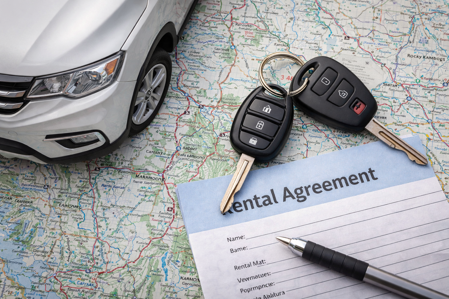 Rental Car + Driving Rules in Alberta/BC