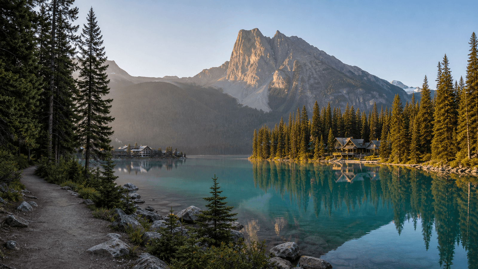 Emerald Lake early